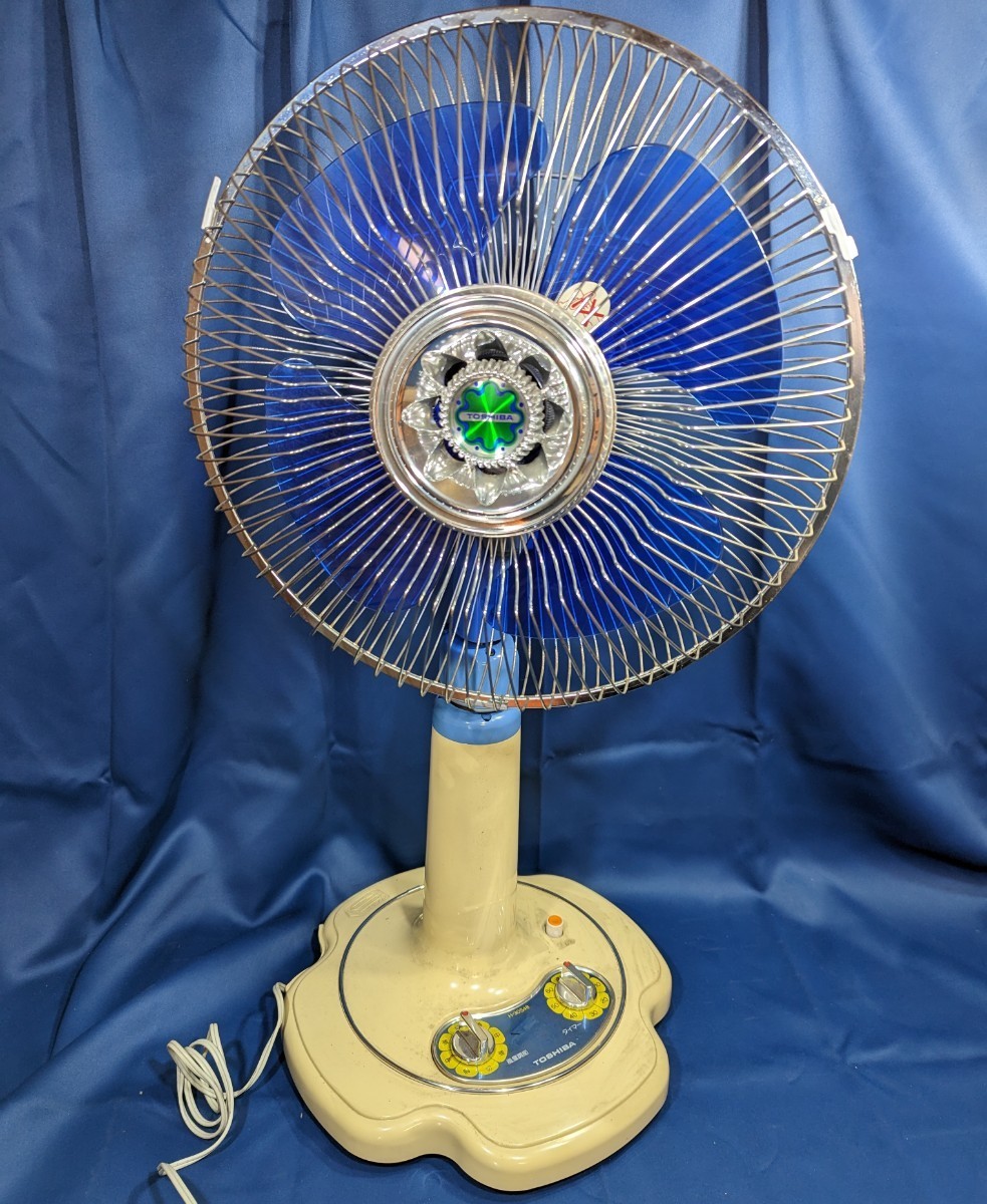 TOSHIBA レトロ扇風機 木製ベース H-30D45Y TOSHIBA レトロ扇風機