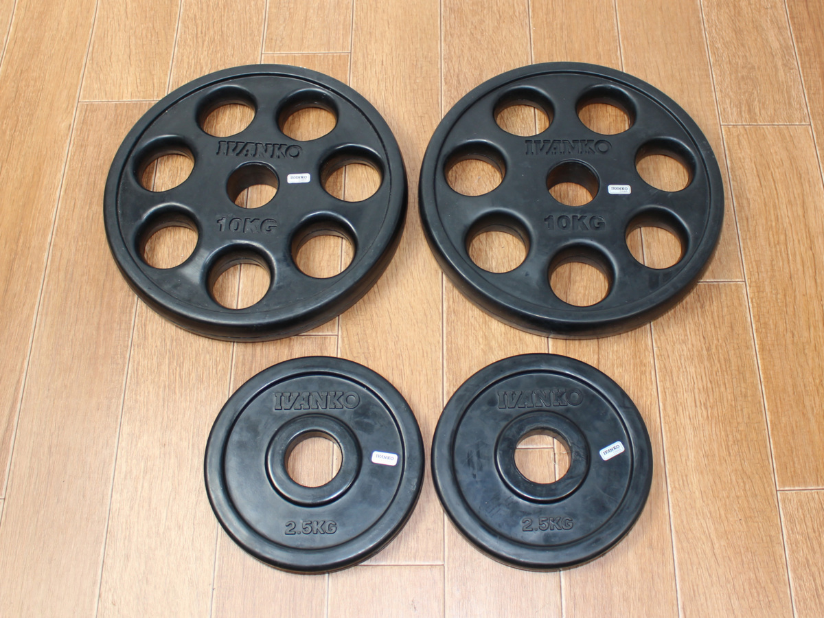 IVANKO 5KG オリンピックラバープレート 2枚セット 【公式通販】