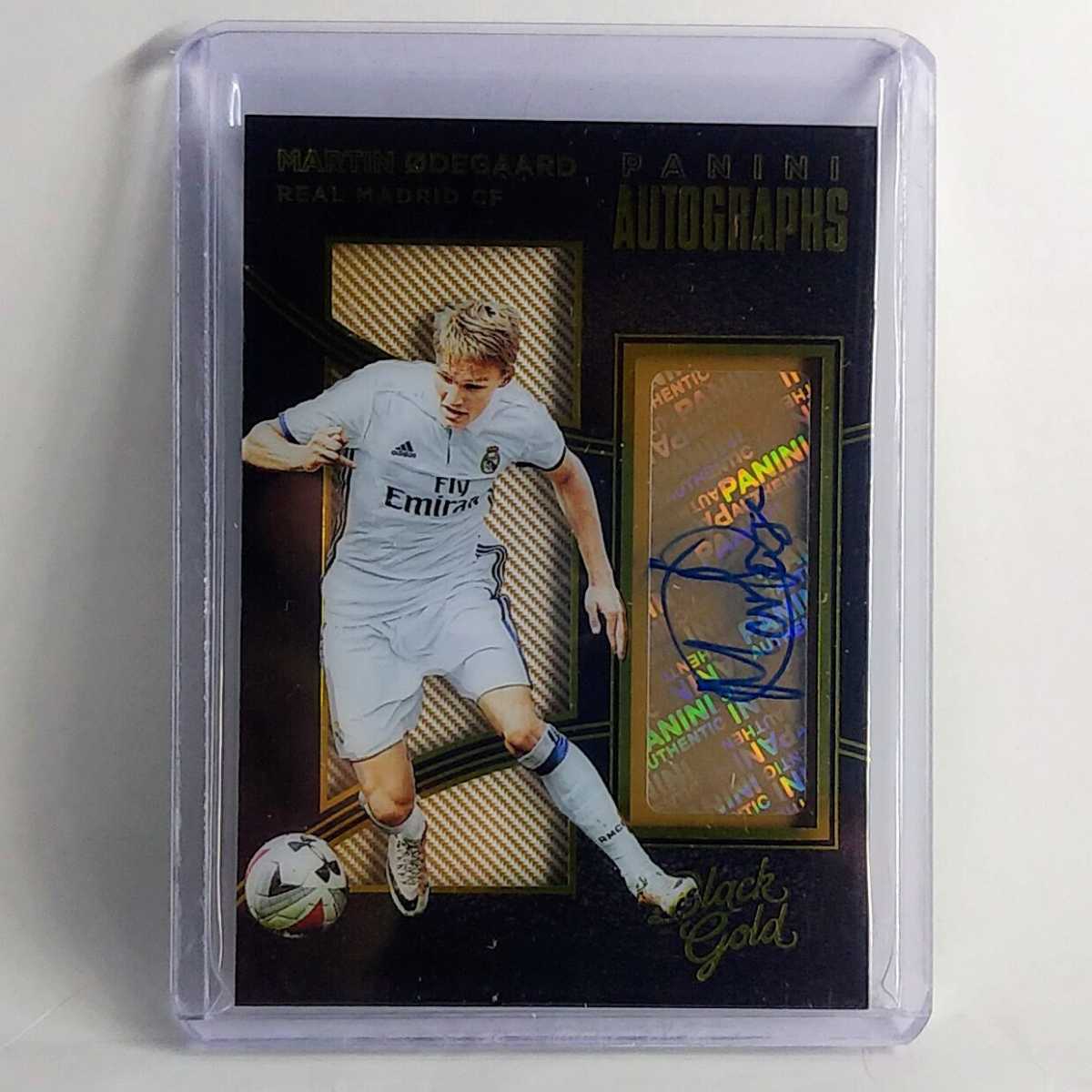マルティン・ウーデゴール☆直筆サイン☆2016-17 PANINI BLACK GOLD
