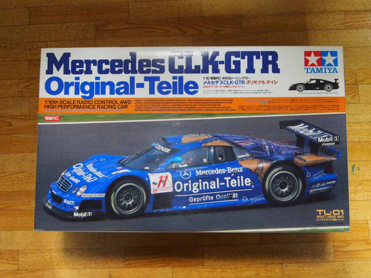 新品】蔵出し 絶版 タミヤ メルセデスCLK-GTR オリギナルタイレ TL-01