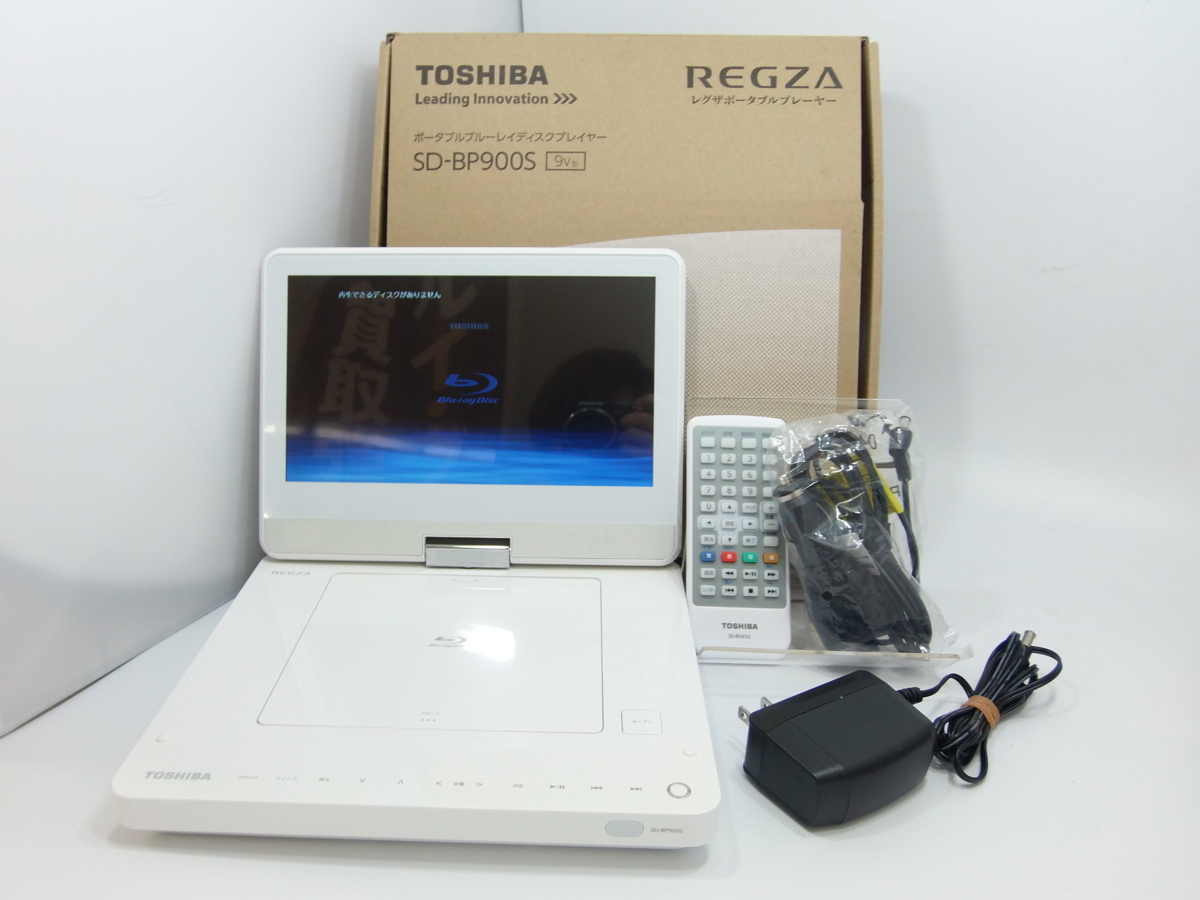 TOSHIBA 東芝 ポータブルブルーレイディスクプレーヤー SD-BP900S SD
