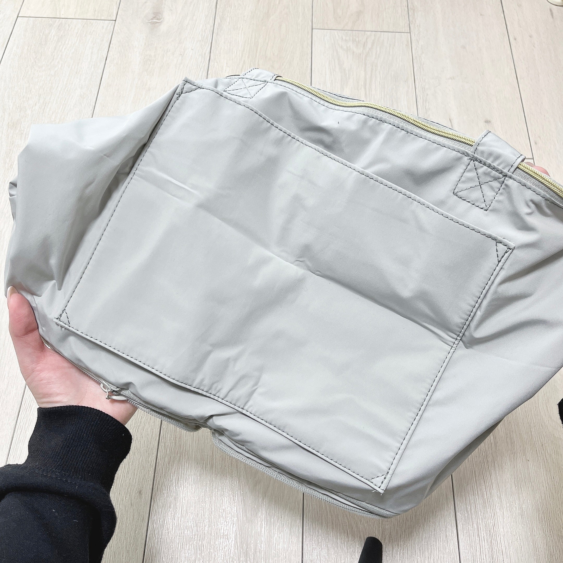 フランフラン キルティング キャリーケース 約33L グレー 未使用 最