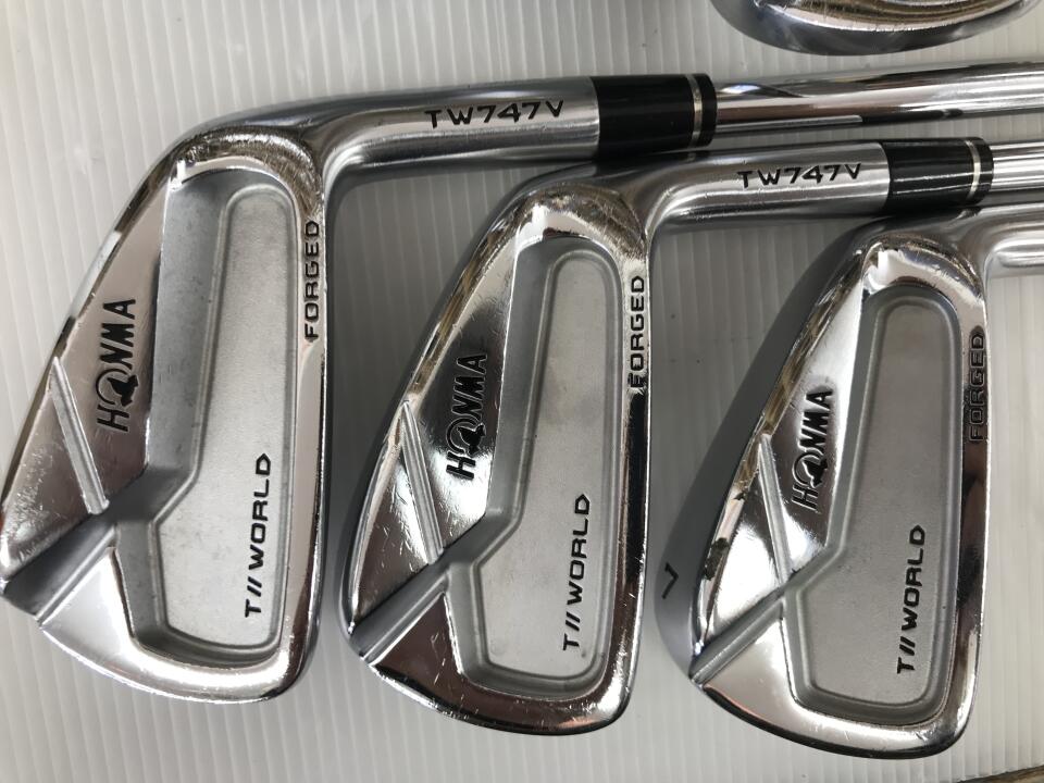 TOUR WORLD TW747 V｜ホンマゴルフ｜アイアンセット｜AMT TOUR WHITE