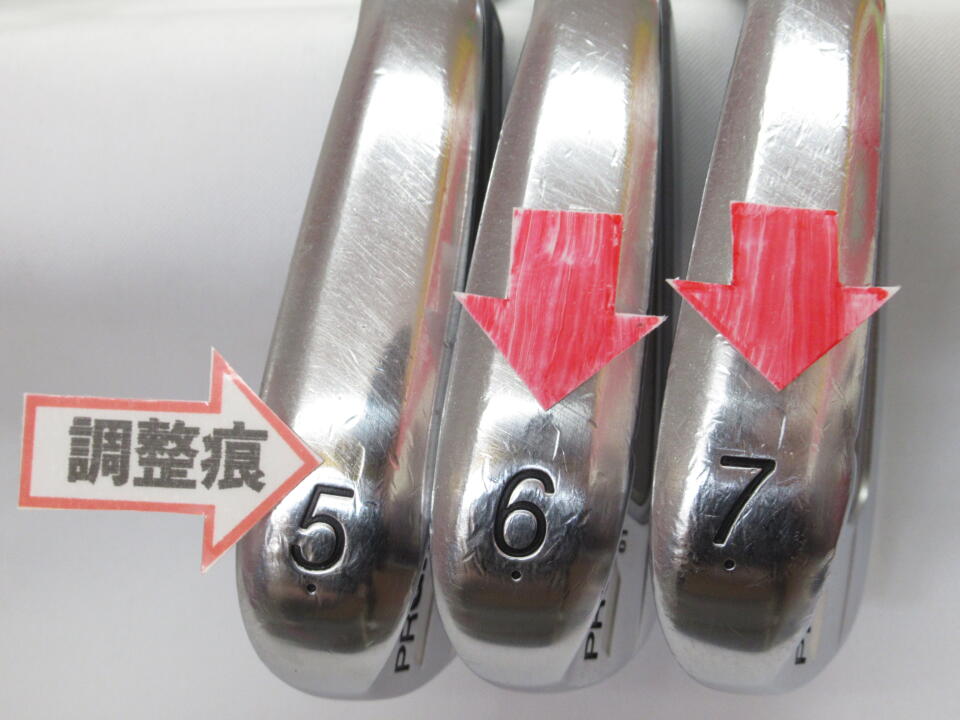 01 IRON｜プロギア｜アイアンセット｜ﾀﾞｲﾅﾐｯｸｺﾞｰﾙﾄﾞ105（リシャフト