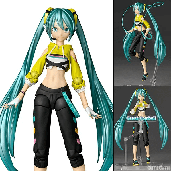 初音ミク』がスポーティなトレーニングウェア姿でフィギュア化。パンチ