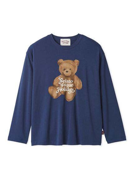 HOLIDAY】【HOMME】ベアワンポイントロンT(カットソー・Tシャツ