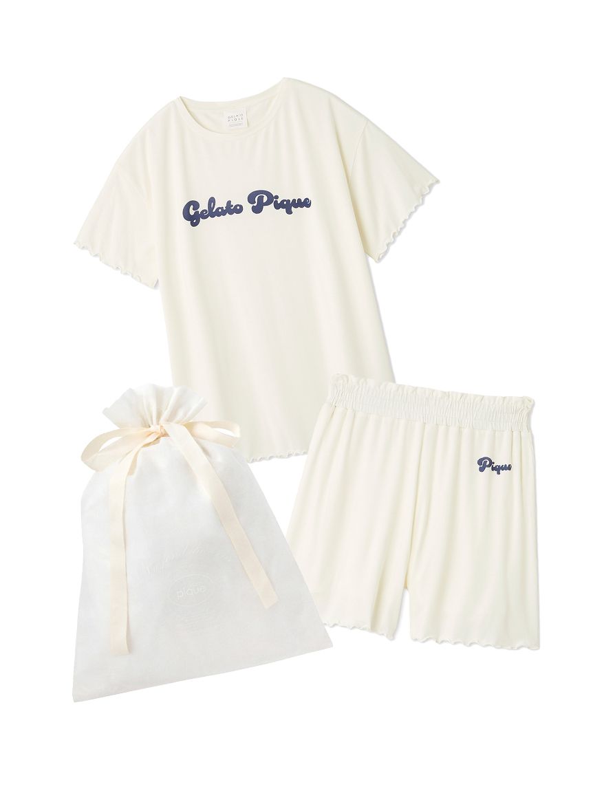 ラッピング済み】カラフルロゴTシャツ&ショートパンツSET(カットソー