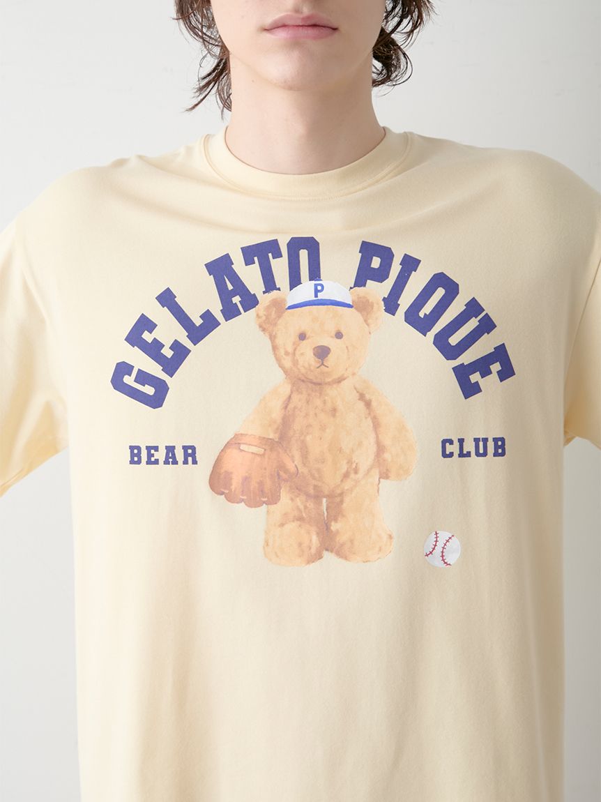 ONLINE限定】【HOMME】スポーティーベアワンポイントTシャツ＆総柄