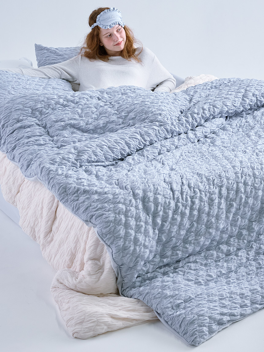 Sleep】くしゅくしゅ 3点セット（ダブル）(寝具セット)｜ルームウェア
