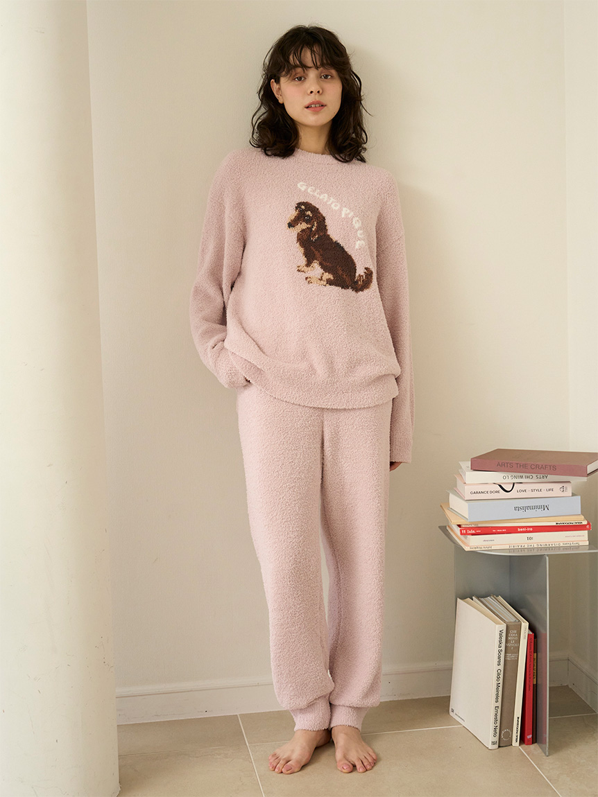 ONLINE限定】DOG ジャガードプルオーバー&ロングパンツセット(ロング