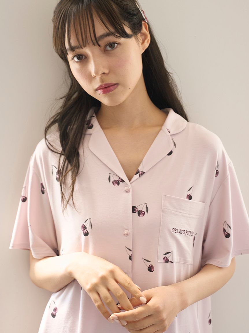 チェリーヘアピンセット(ヘアアクセサリー)｜ルームウェア・パジャマ