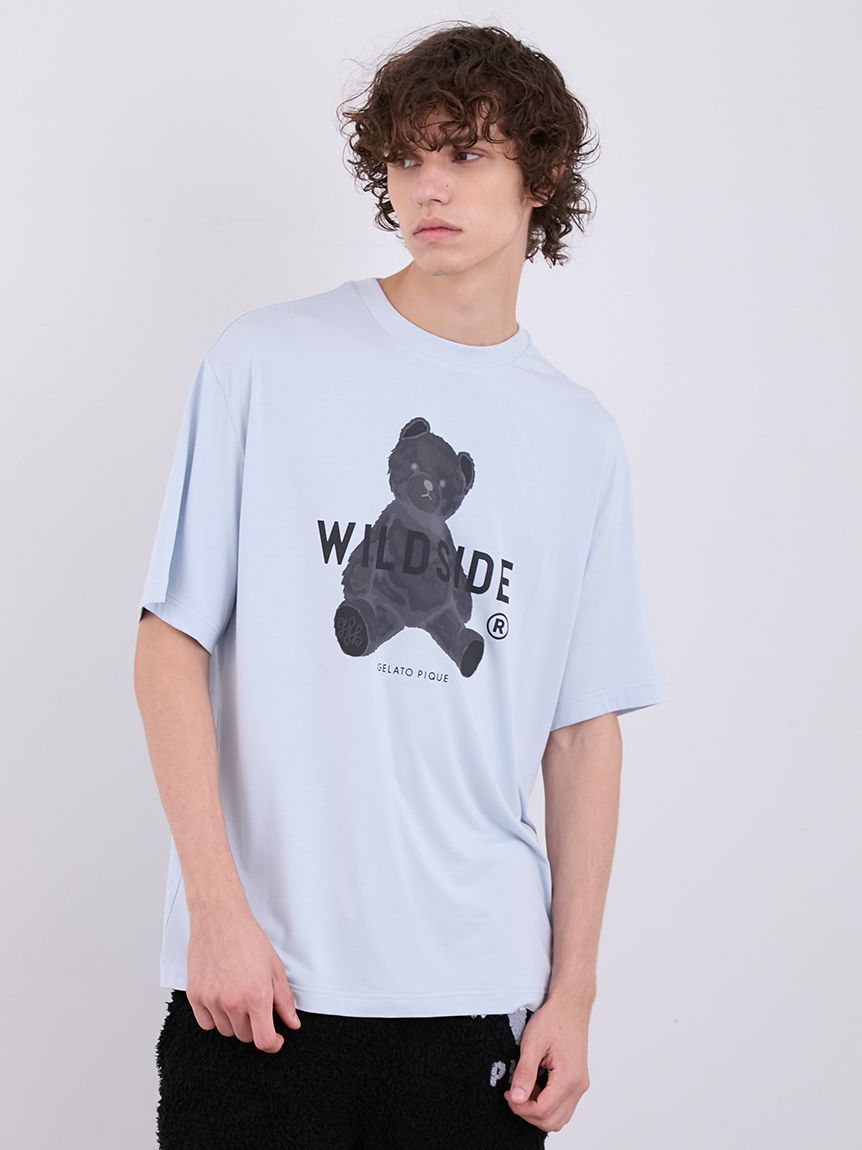 WILDSIDE】【UNISEX】ベアモチーフTシャツ(トップス)｜ルームウェア