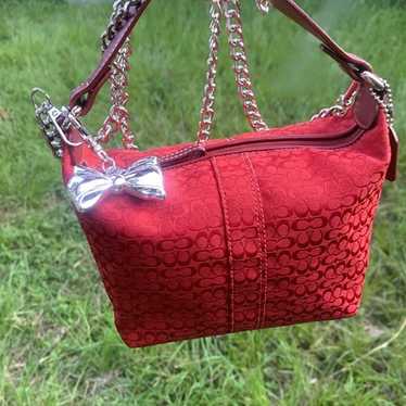 Vintage coach hobo red - Gem