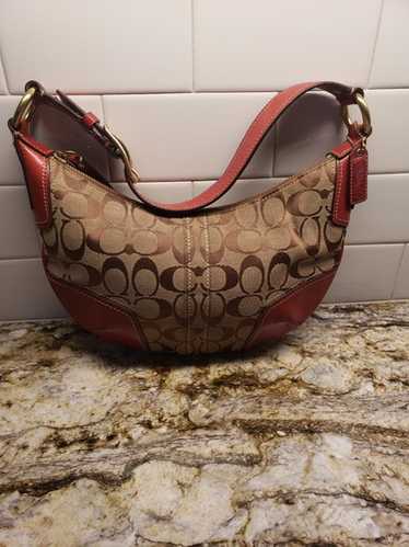 Coach red signature hobo - Gem