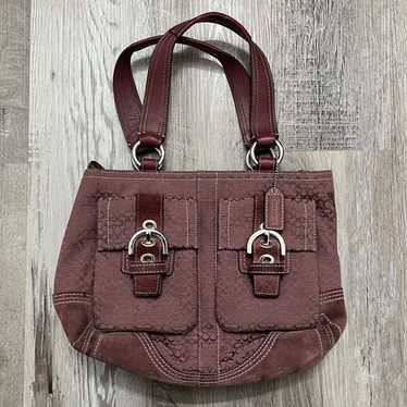 Coach soho signature burgundy - Gem