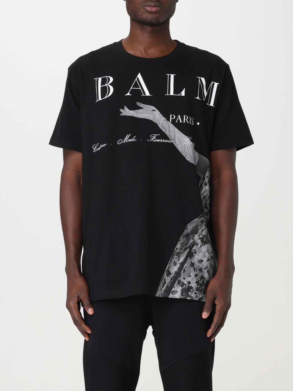 Balmain T-shirt men - Black | BH0EG010GD17 | GIGLIO.COM