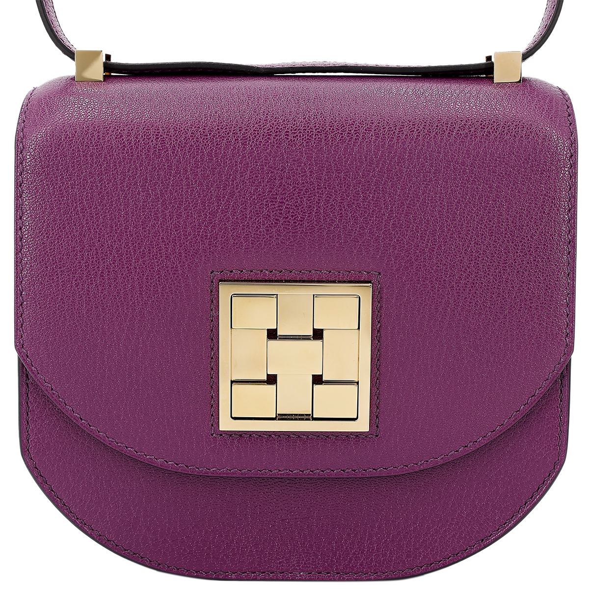 ランク A HERMÈS エルメス モザイクミニ アネモネ シェーブル