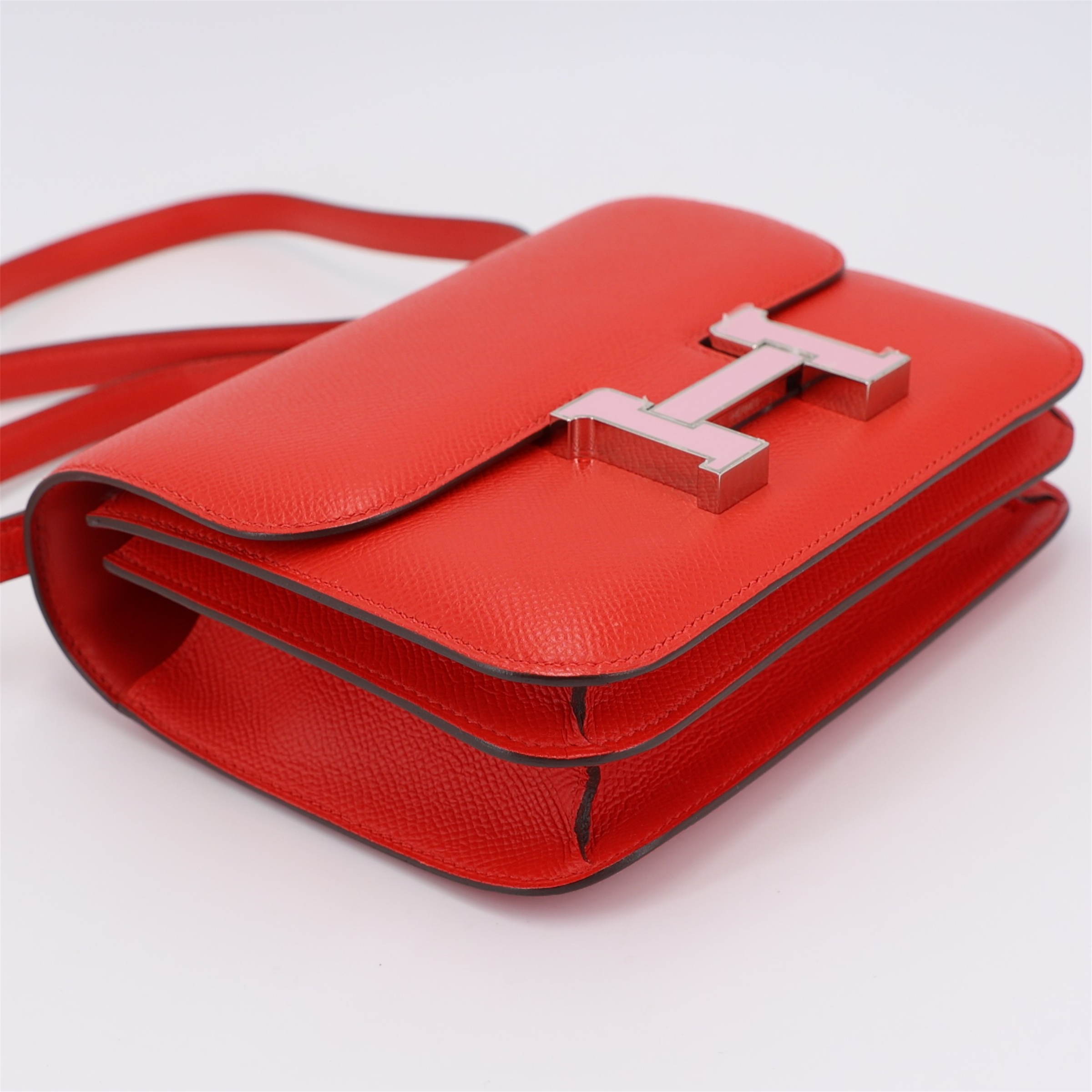 ランク A HERMÈS エルメス コンスタンス3 ミニ ルージュクー (S3