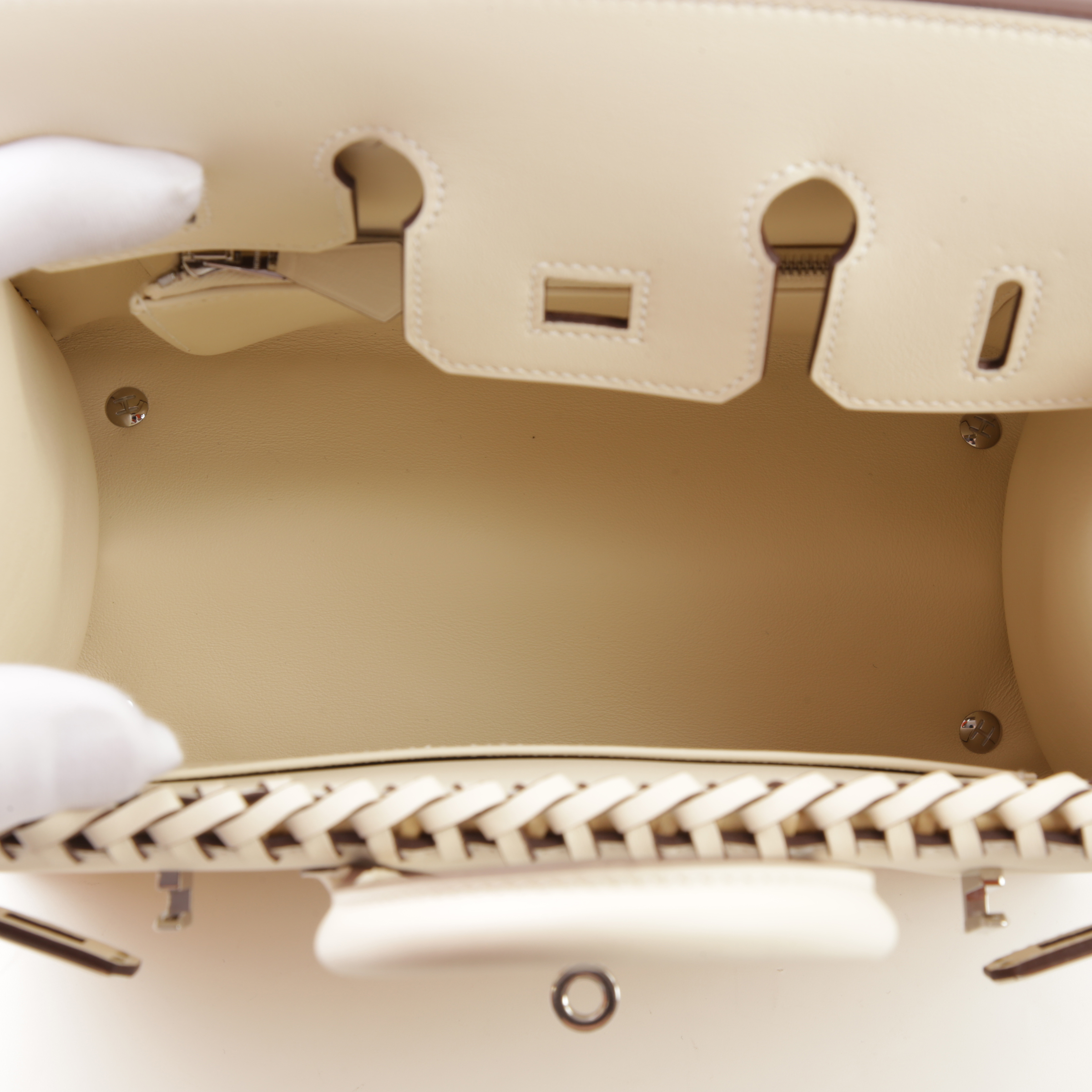 Excellent ( Rank SA ) HERMÈS Limited Edition Birkin Picnic 25 Nata