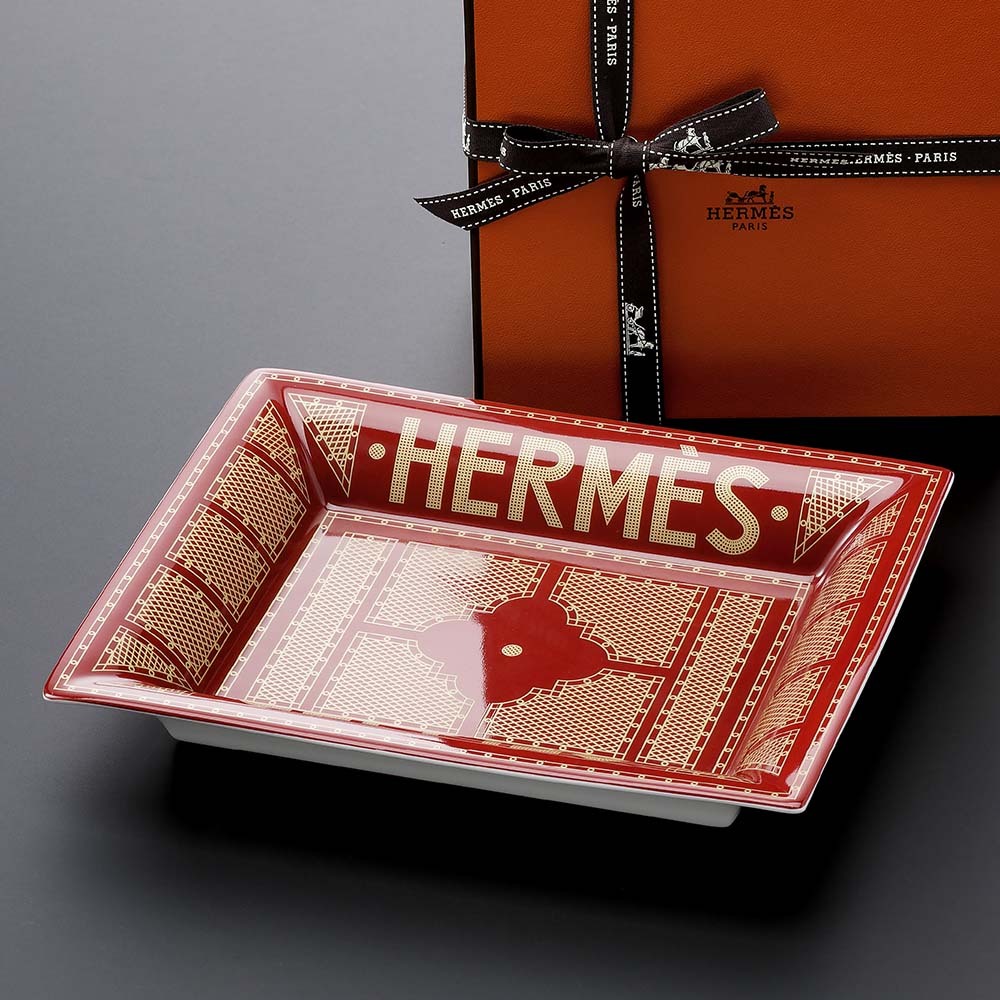 HERMES ヴィド ・ ポッシュ エルメス ・ セリエ レッド 名入れ彫刻代
