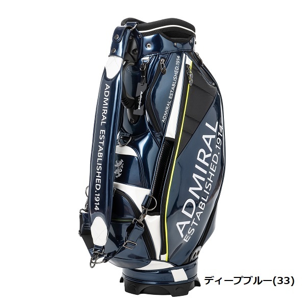 Admiral ゴルフバッグ 紺色 未使用 Admiral ゴルフバッグ 紺色 未使用