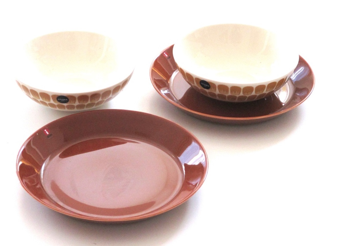 アラビアARABIA イッタラiittala ボウル・プレート食器セット4ピース