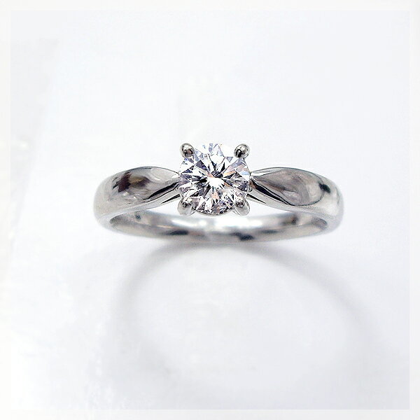 大特価】pt900 pt950【0.5ct】一粒 ダイヤモンド リング『drop』【4本