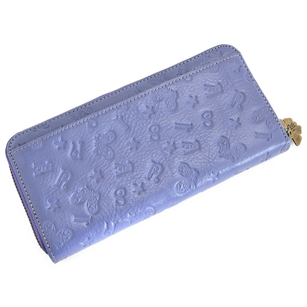 アナスイ 財布 長財布 ラウンドファスナー 紫(パープル) ANNA SUI