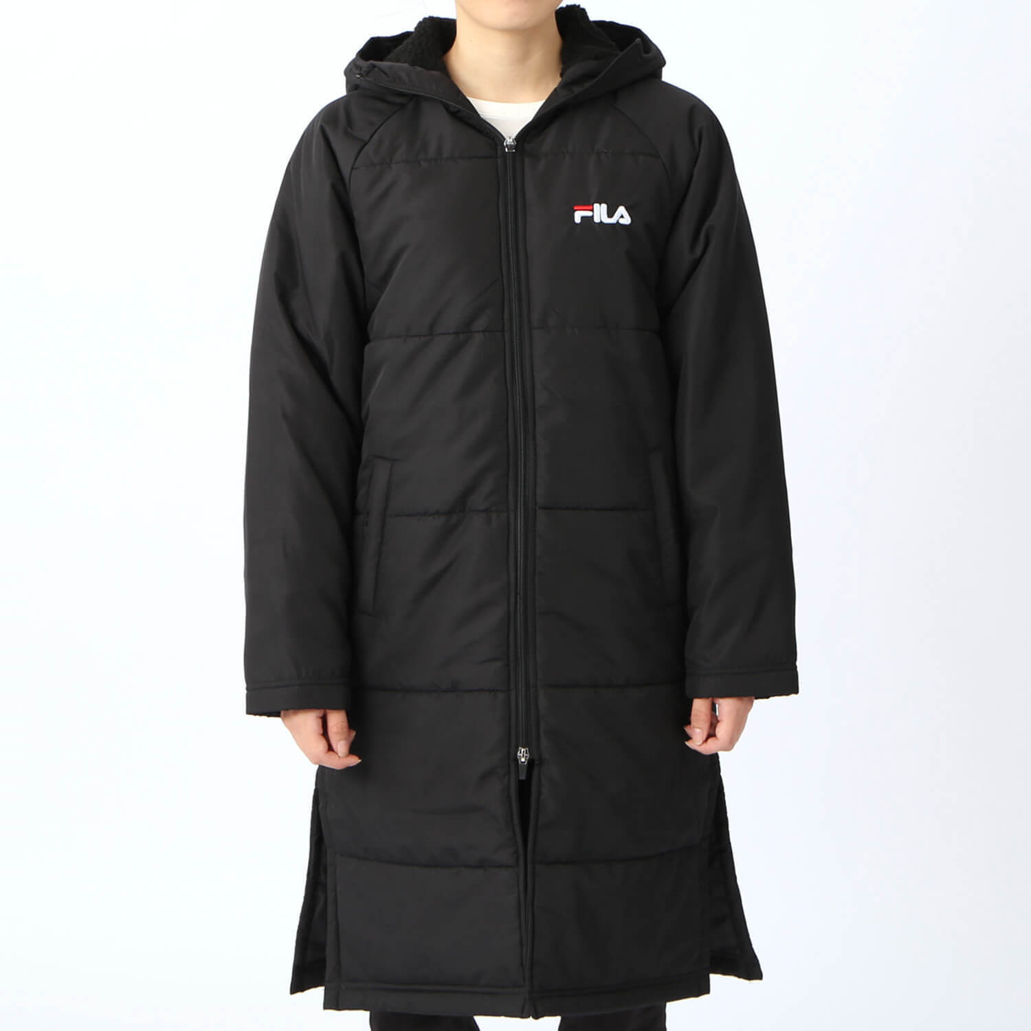 30％OFF価格】FILA フィラ 裏ボア ベンチコート キッズ ジュニア