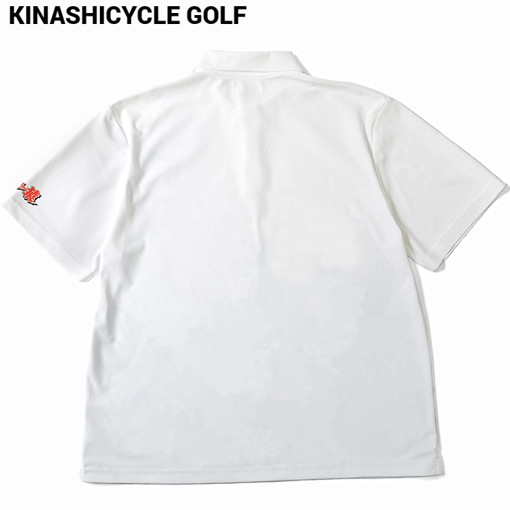 L【KINASHI CYCLE GOLF ポロシャツ（プロゴルファー猿×木梨サイクル