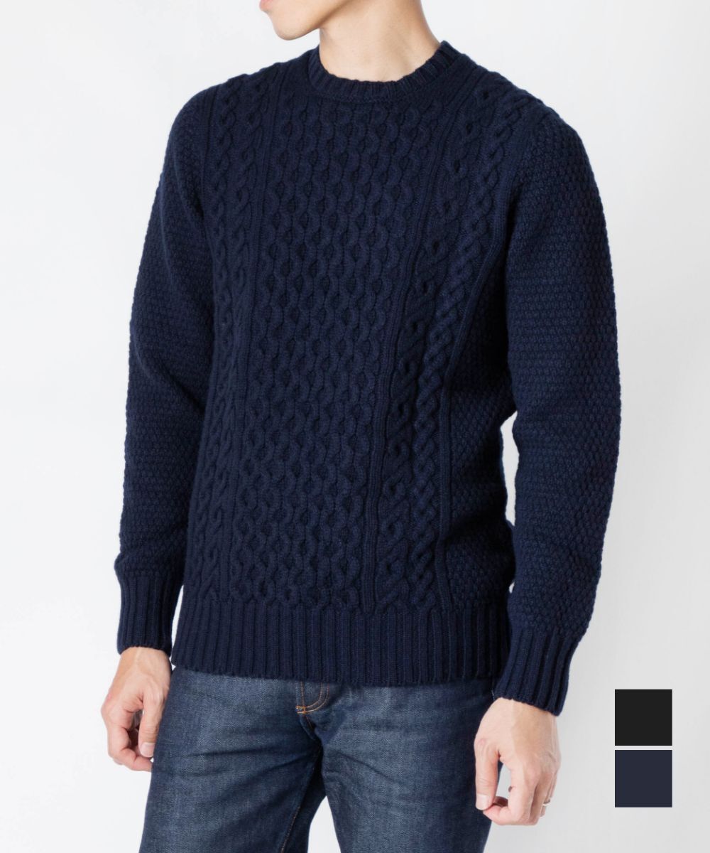 ドルモア DRUMOHR ニット D4W123AR D04 メンズ 長袖 クルーネック