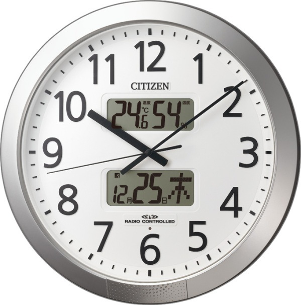 名入れ可能】CITIZEN電波掛け時計（リズム時計） シチズン プログラム