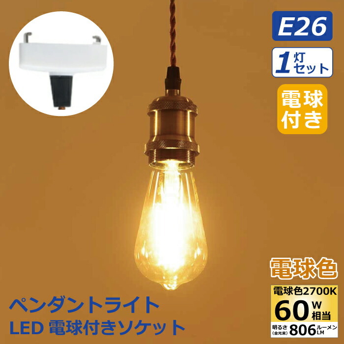 ペンダントライト 引掛シーリング用 E26口金【選べる特典付】 1灯