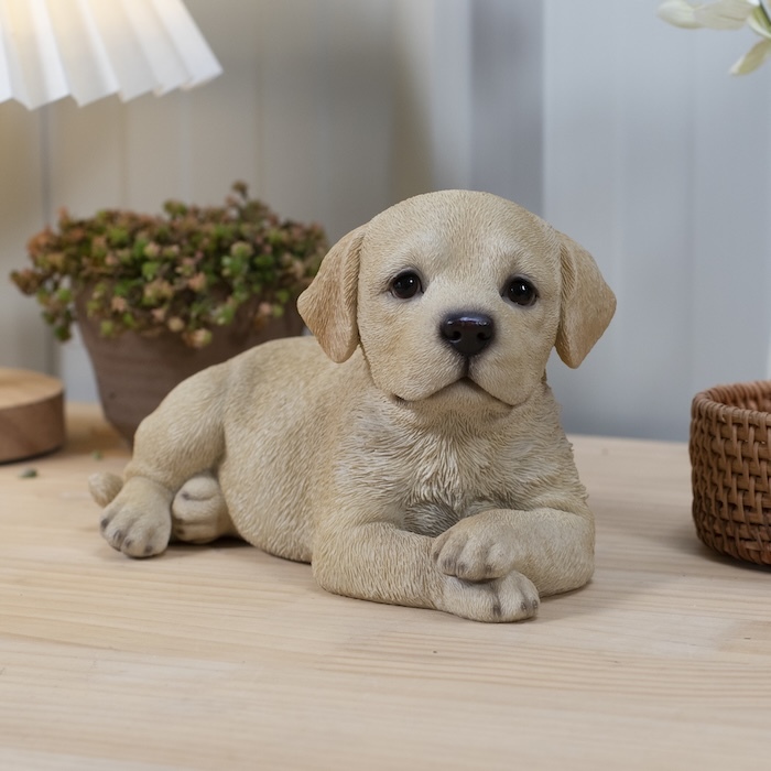 犬 置物 おしゃれ うつぶせラブラドールレトリバー かわいい 動物