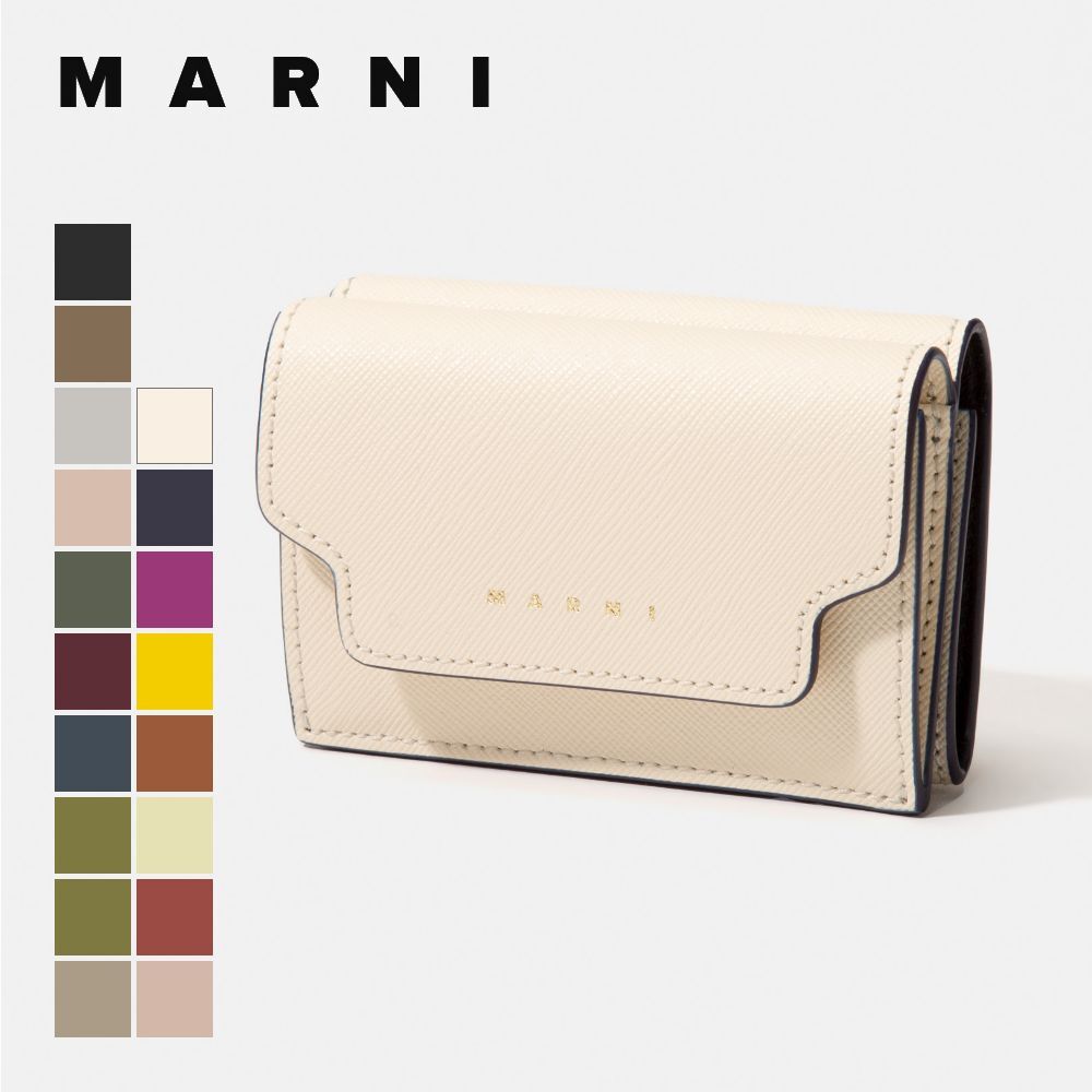 マルニ MARNI 三つ折り財布 PFMOW02U07 LV520 レディース 財布 ミニ