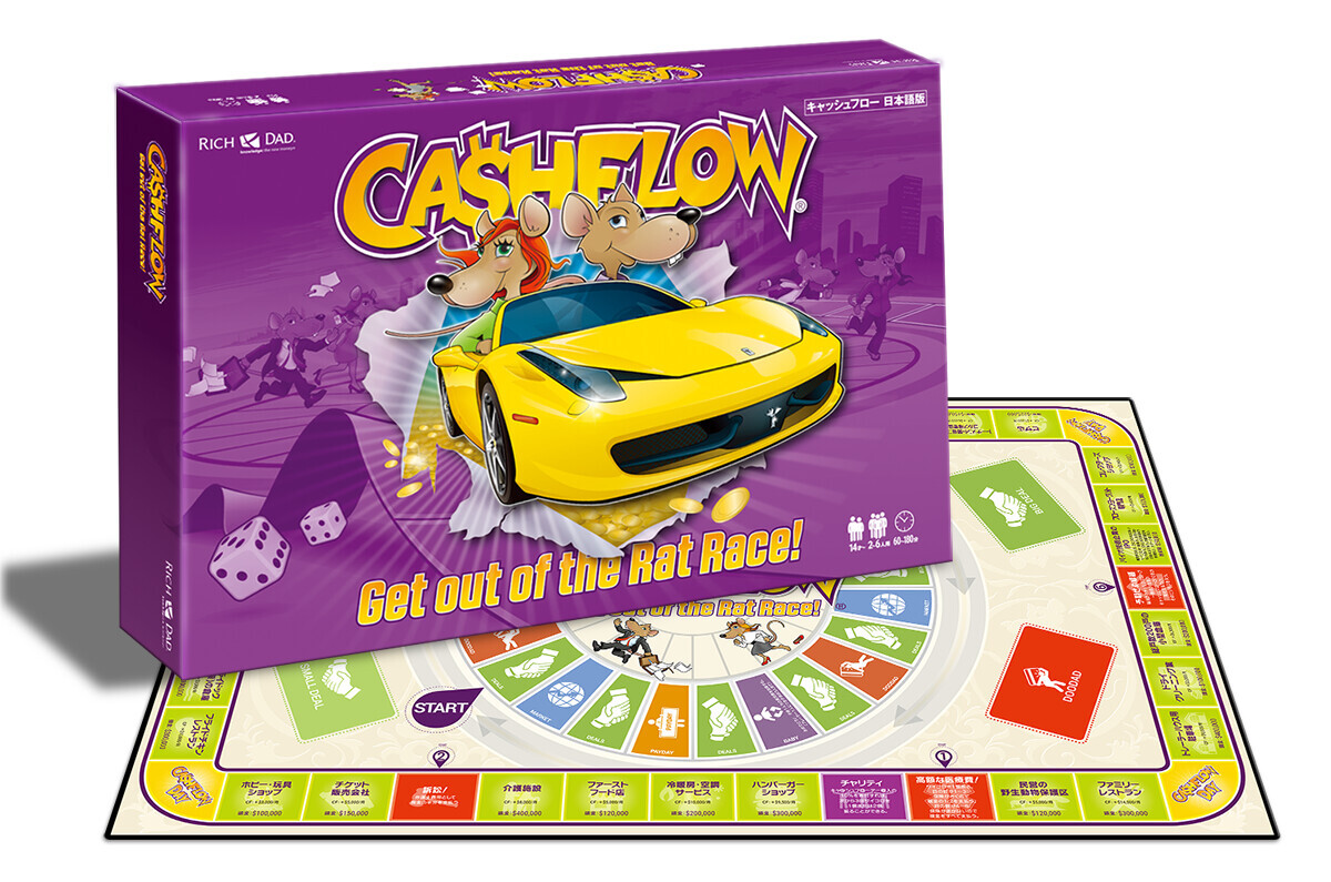 キャッシュフロー 日本語版 CASHFLOW Get out of the Rat Race ボード
