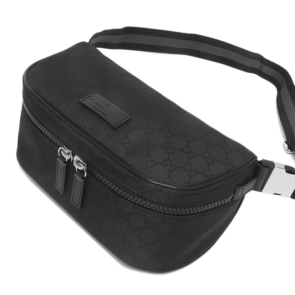 グッチ アウトレット ボディーバッグ GG柄 ブラック メンズ GUCCI