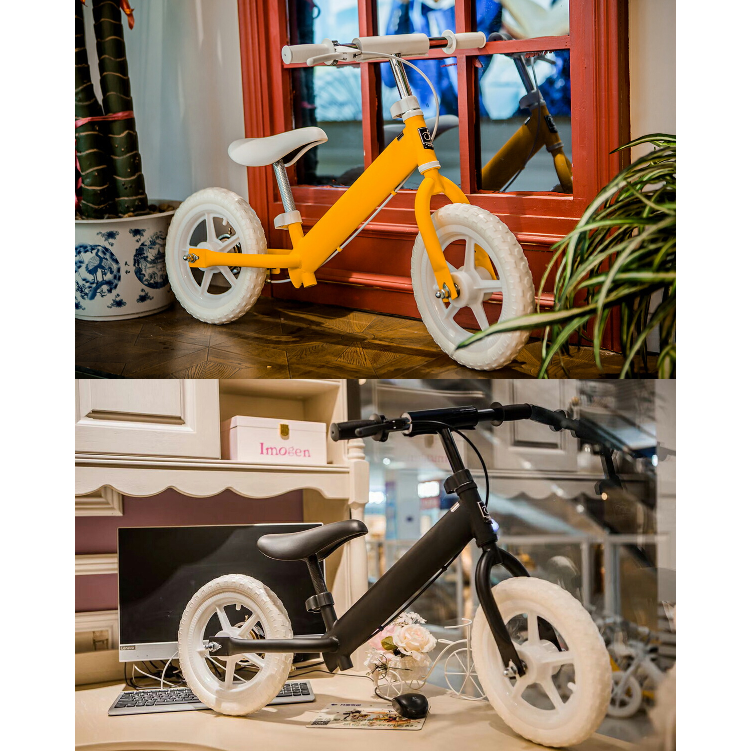 トイストーリー キックバイク キッズバイク ブレーキ付 d-bike+LBS