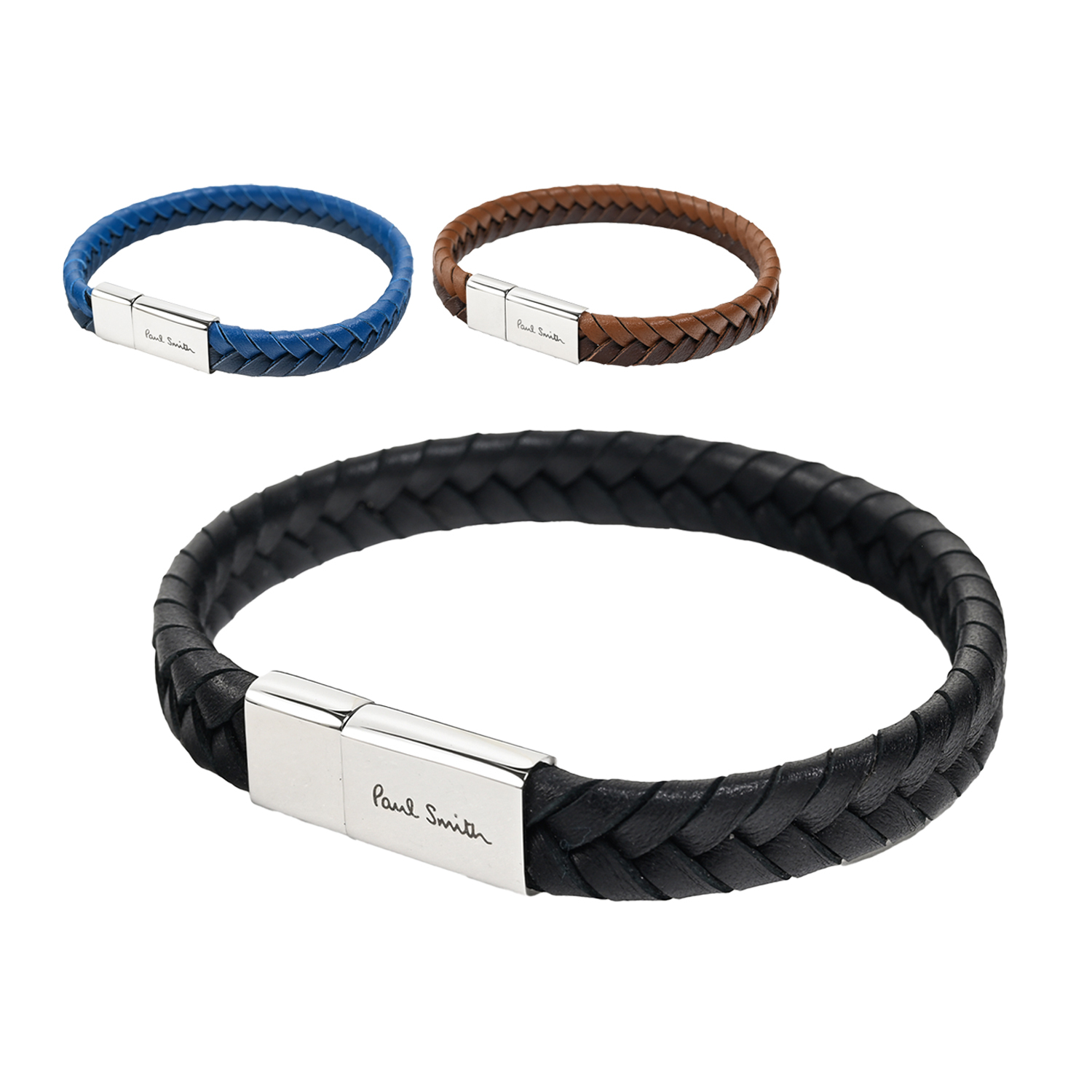 ポールスミス Paul Smith ブレスレット バングル メンズ レザー 全3