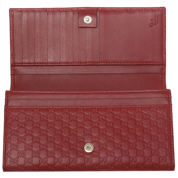 グッチ アウトレット 長財布 GGレザー レッド メンズ GUCCI 449396