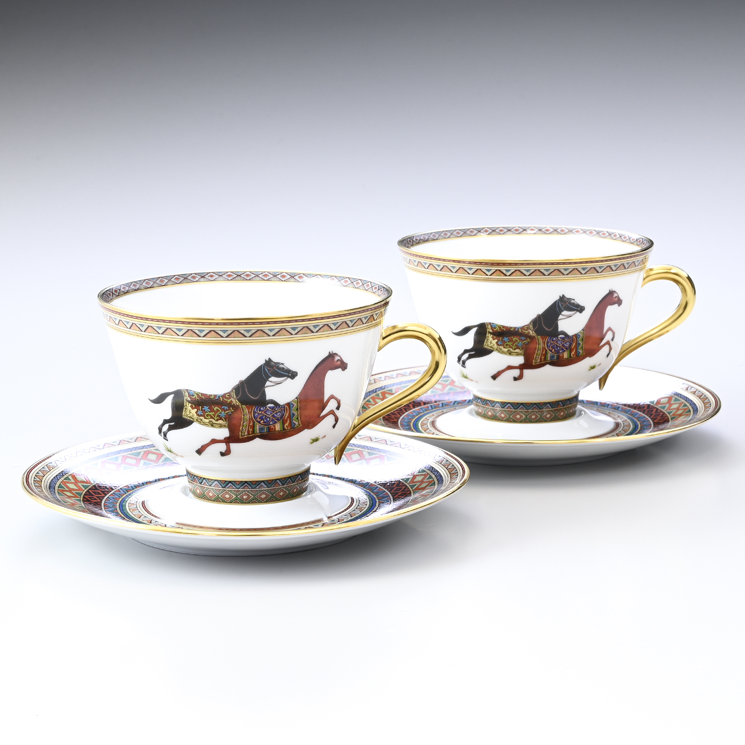 エルメス 食器 HERMES シュバルドリアン 東洋の馬 ORIENTAL HORSE