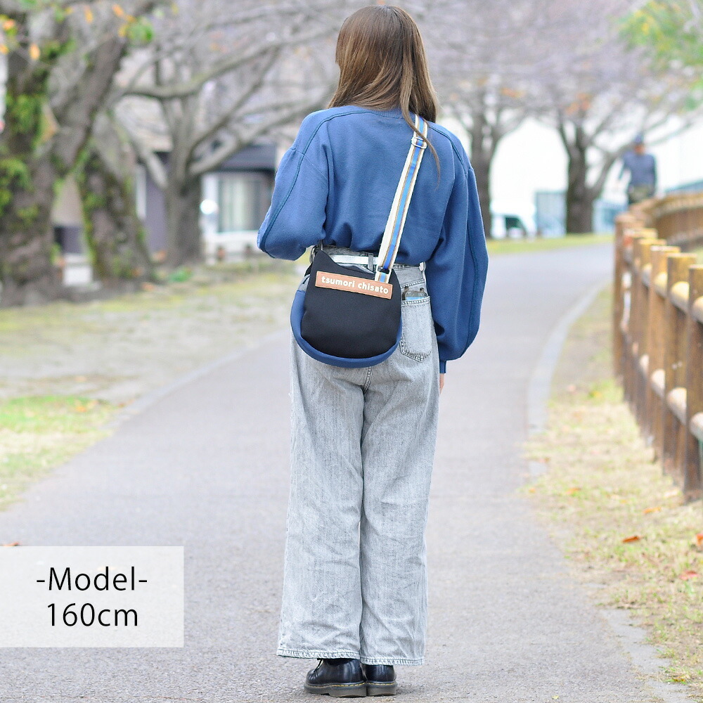 ツモリチサト バッグ ショルダーバッグ 軽量 バイカラー ネコ tsumori