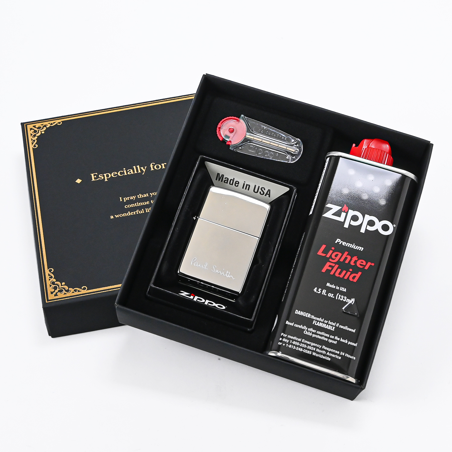 純正紙袋付き】ZIPPO ジッポー ライターポールスミス シルバー M1A