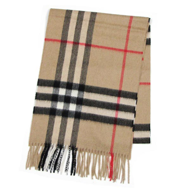バーバリー BURBERRY マフラー チェック カシミア100％ レディース