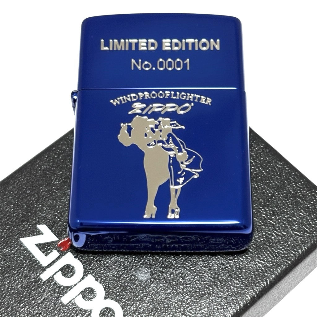 Zippo 2BL-WWINDY WINDY ウィンディ ブルー 限定モデル シリアル