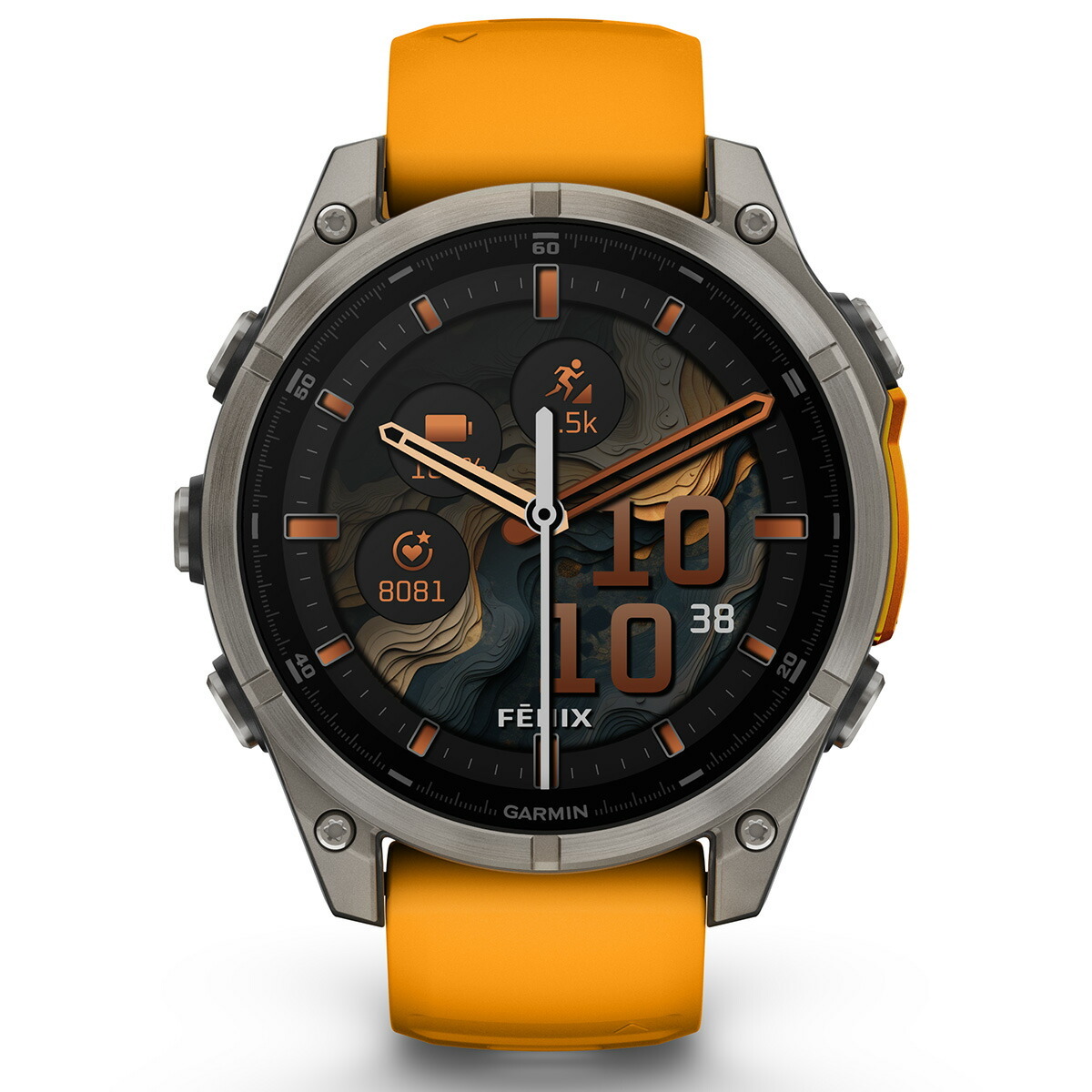 ガーミン GARMIN fenix 8 AMOLED 47mm フェニックス8 アモレッド 47
