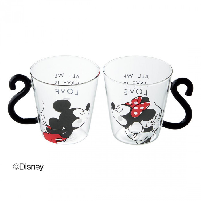 Disney】 ミッキー＆ミニー 耐熱マグカップ ペア ディズニー ミッキー