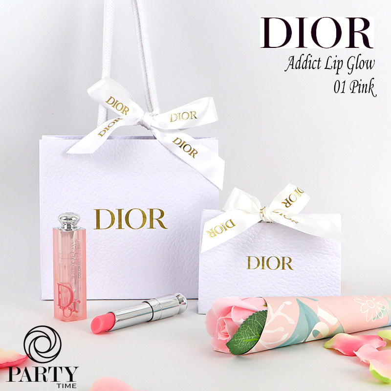 ギフトセット】DIOR ディオール アディクト リップ グロウ 001 ピンク