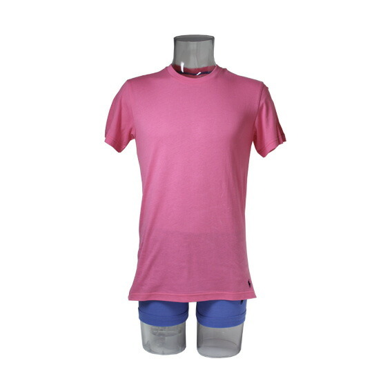 ポロラルフローレン：POLO RALPH LAUREN HANGING CREW Tシャツ (ピンク