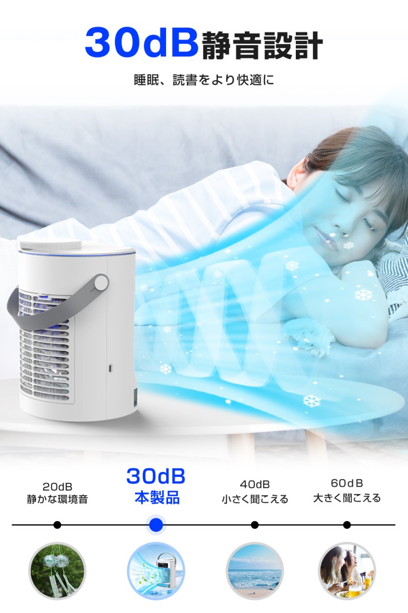 クリスマス プレゼント】 冷風機 ミニクーラー 冷風扇 小型 卓上